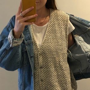 Vintage sweater vest